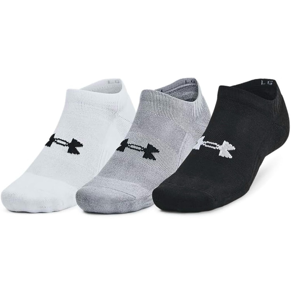 Under Armour Training Cotton No Show Socks 3 Pack Size M